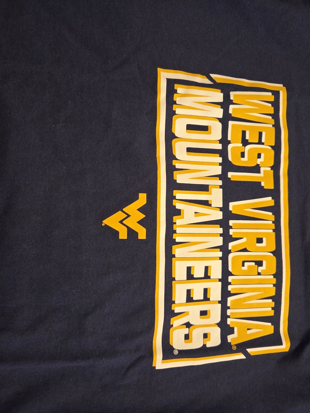 West Virginia Mountaineers Navy Short Sleeve Tee
